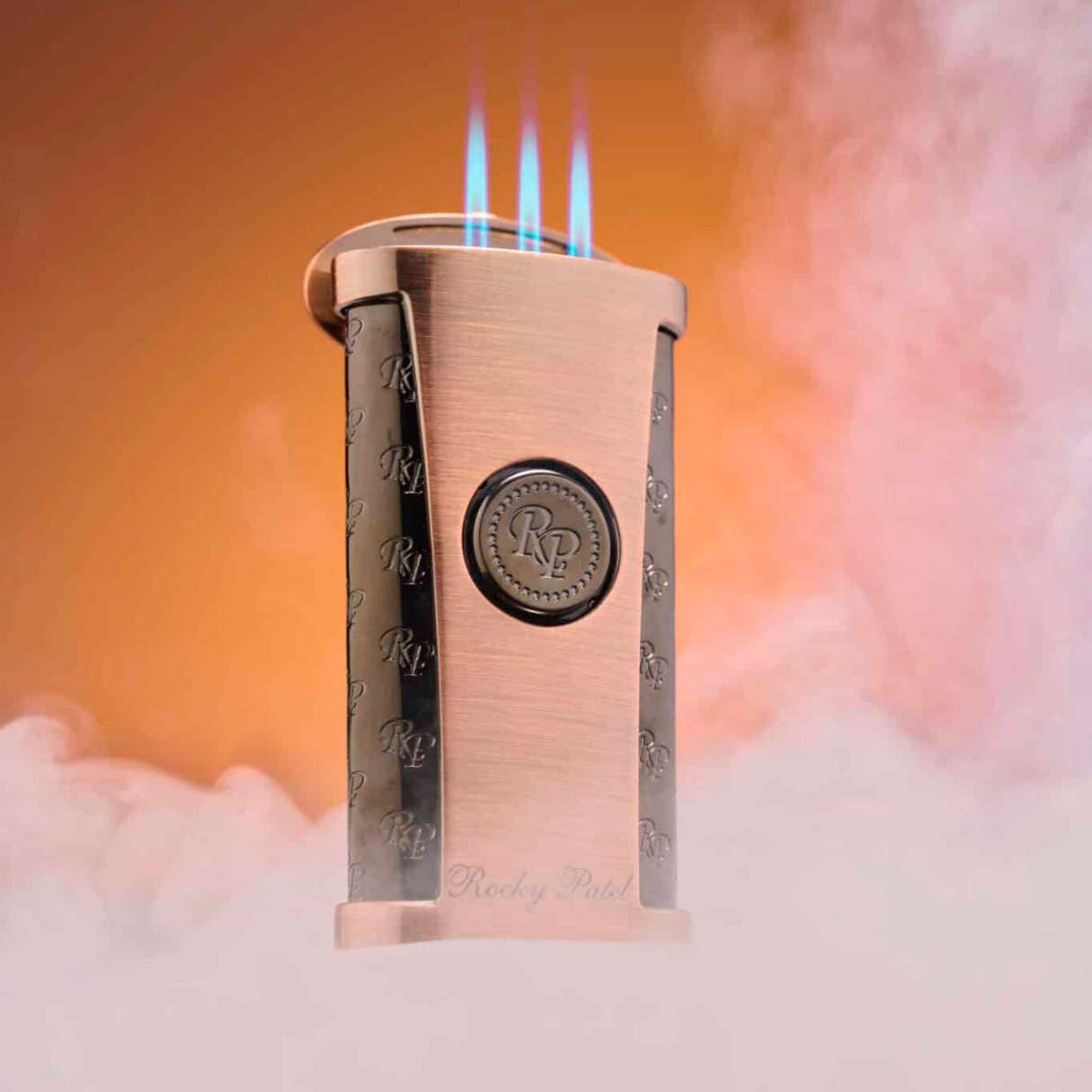 Rocky Patel Onetouch Torch Flame Triple Jet Cigar Lighter - Copper - Main Image