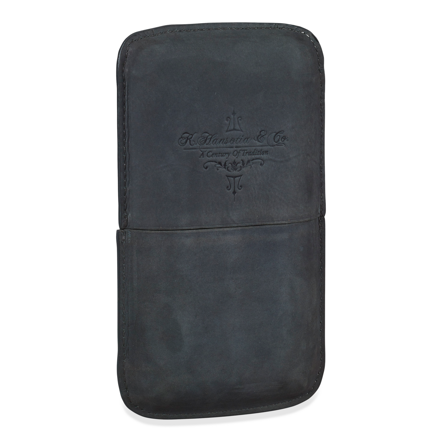 Gurkha Leather 3-Finger Cigar Case