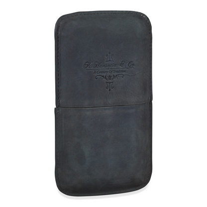 Gurkha Leather 3-Finger Cigar Case