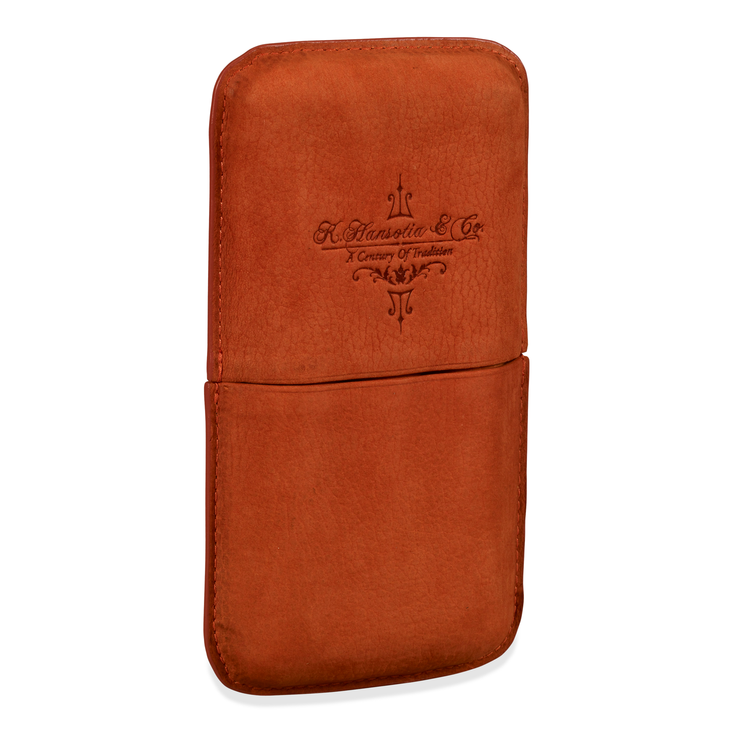 Gurkha Leather 3-Finger Cigar Case