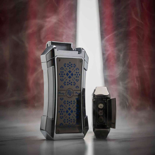 Rocky Patel Genesis Torch Flame Triple Jet Cigar Lighter - Chrome - Main Image