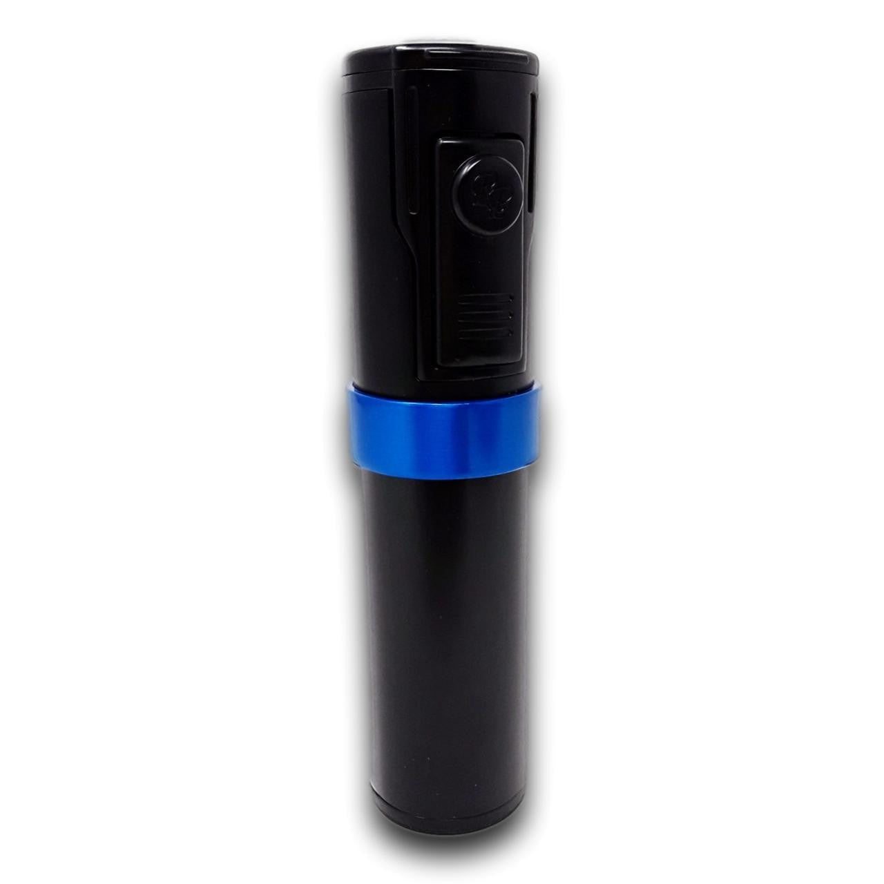 Rocky Patel Diplomat II Torch Flame Five Jet Tabletop Cigar Lighter - Thin Blue Line - Front