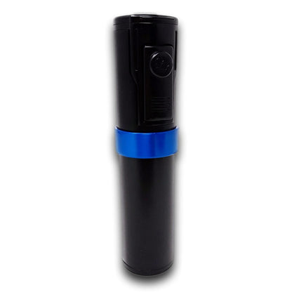 Rocky Patel Diplomat II Torch Flame Five Jet Tabletop Cigar Lighter - Thin Blue Line - Front