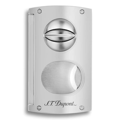 S.T. Dupont Double-Blade Cigar Cutters - Chrome - Main Image - Front Side