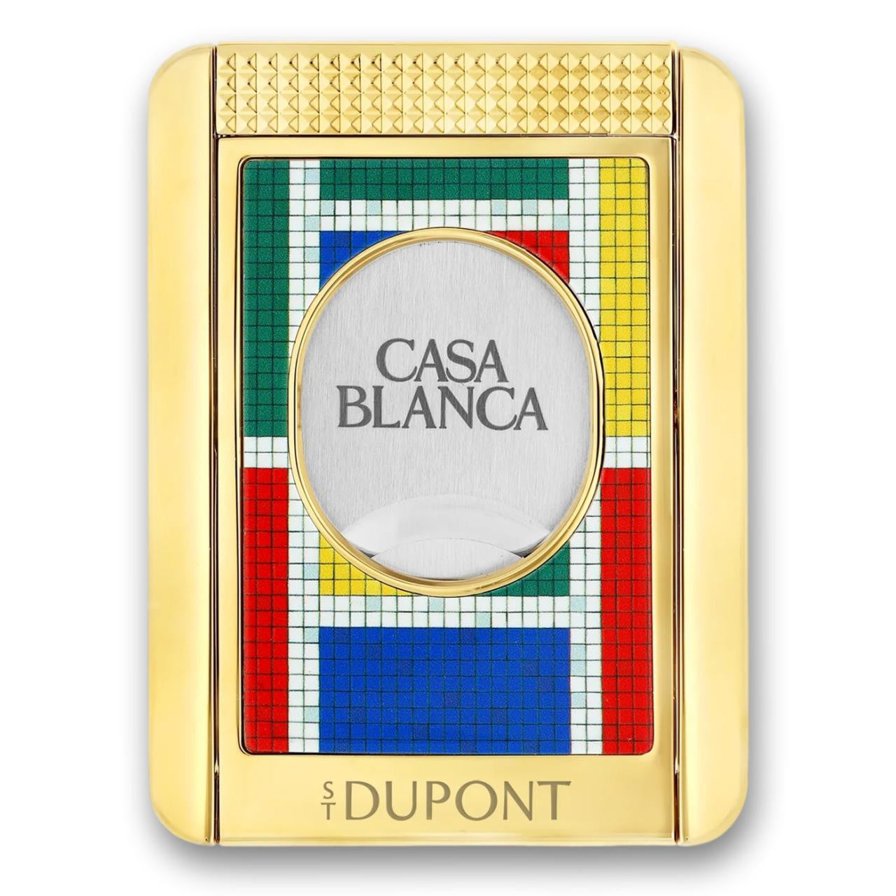 S.T. Dupont Casablanca Guillotine Double-Blade Cigar Cutter with Stand - Main Image - Front Side
