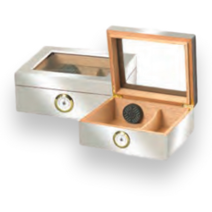 Humidor Supreme Capri High Gloss Color Series 50-Cigar Desktop Humidor