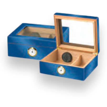 Humidor Supreme Capri High Gloss Color Series 50-Cigar Desktop Humidor