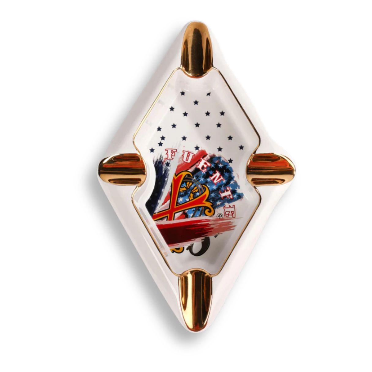 OpusX Society 1776 Ceramic 4-Cigar Ashtray