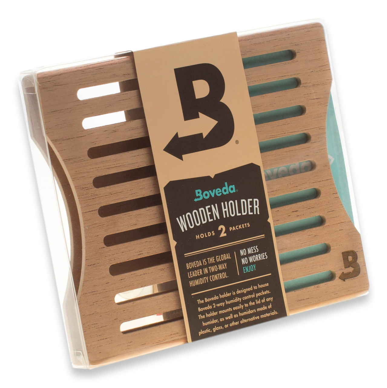 2 Pack Cedar Holder Side Side