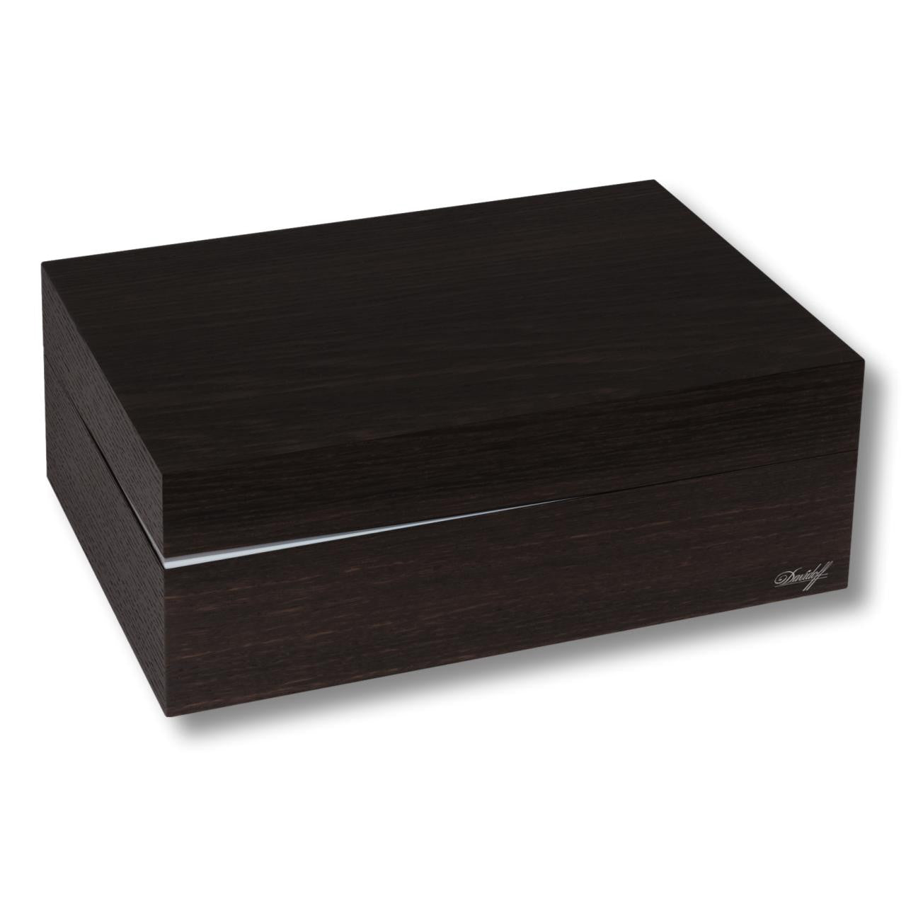 Davidoff Air De Famille Series I Smoked Oak Ambassador Matt 80-Cigar Desktop Humidors - Main Image  - Right Facing