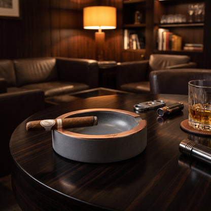 Davidoff Concrete SM 2-Cigar Ashtray -  Lifestyle Image