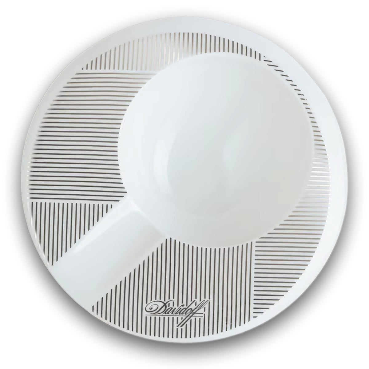 Davidoff Round Porcelain Cigar Ashtray - 1-Cigar Main Image