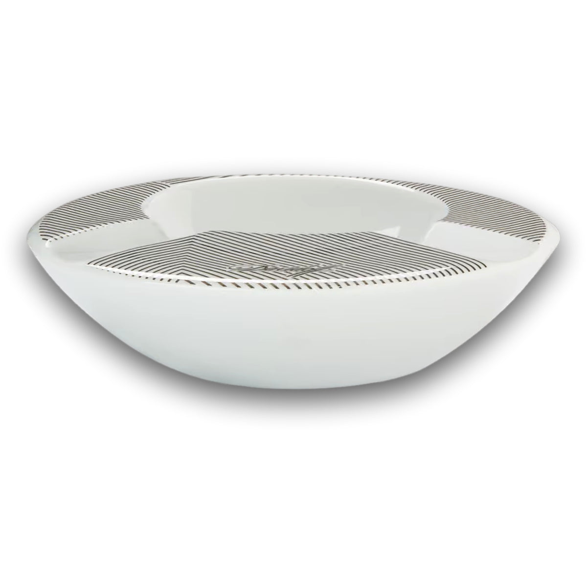 Davidoff Round Porcelain Cigar Ashtray - Side View