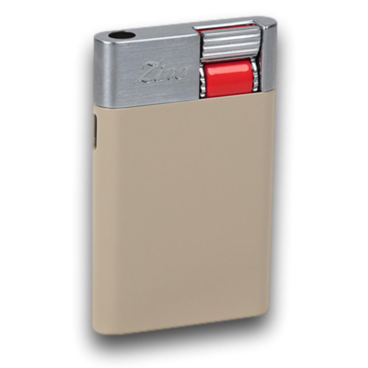Zino Davidoff ZS Torch Flame Single Jet Cigar Lighter - Beige & Red - Main Image