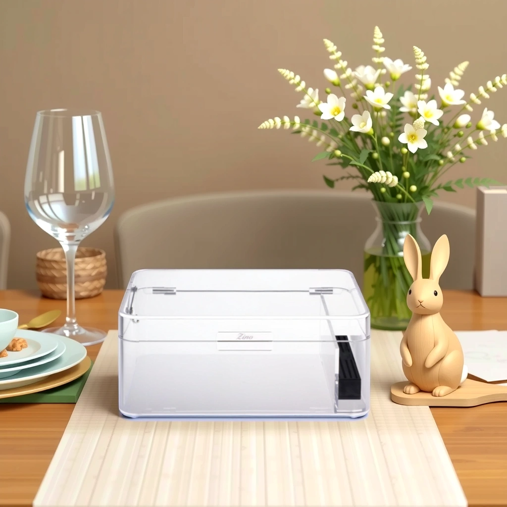Zino Davidoff Acrylic 60-Cigar Desktop Humidors - Clear - Lifestyle