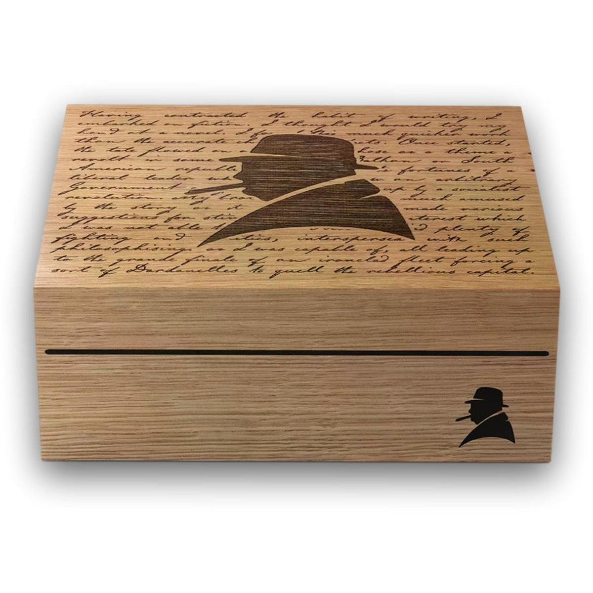 Davidoff Winston Churchill Primos The Raconteur 25 - 35 Cigar Desktop Humidor   - Main Image