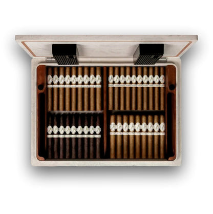Davidoff Monolith 120-Cigar Desktop Humidor - Top View