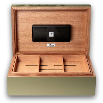 Zino Davidoff Z-Collection 60 - 80 Cigar Desktop Humidor - Open Lid