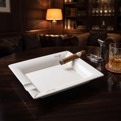 Davidoff Classic Porcelain 2-Cigar Ashtray  - Lifestyle Image
