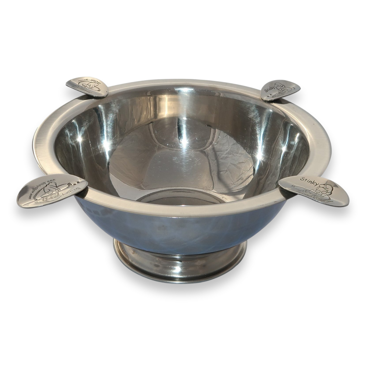 Cigar World Famous Original Metal 4 Cigar Ashtrays