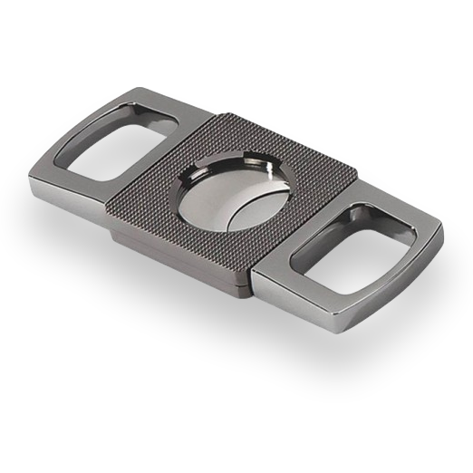 Prestige Etched Guillotine Double-Blade Cigar Cutters