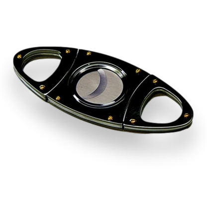 Prestige Polished Guillotine Double-Blade Cigar Cutters