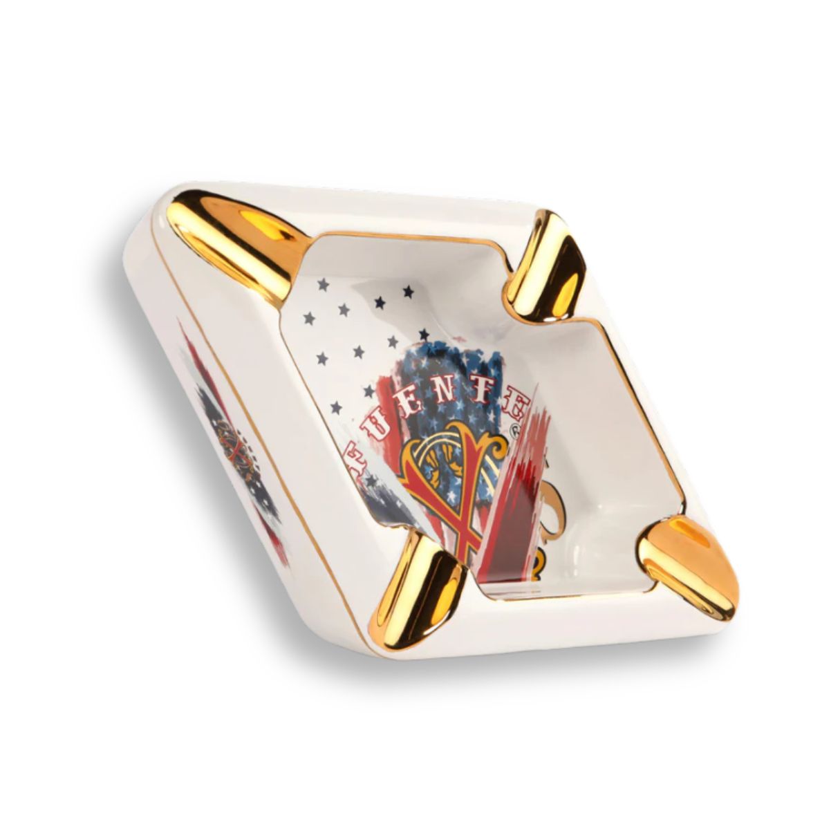 OpusX Society 1776 Ceramic 4-Cigar Ashtray
