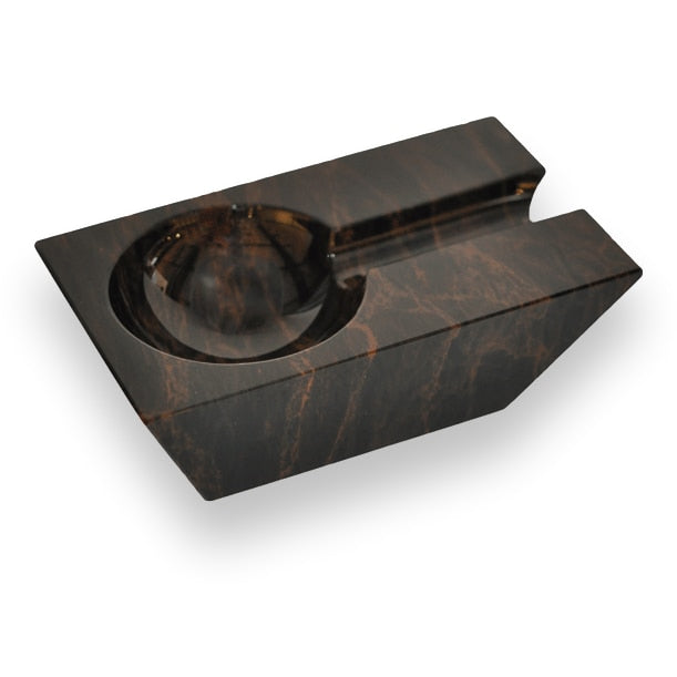 Elie Bleu Obsidian Stone Cigar Ashtray - Obsidian Collection