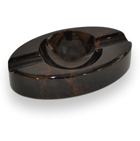 Elie Bleu Obsidian Stone 2 Cigar Ashtray - Obsidian Collection