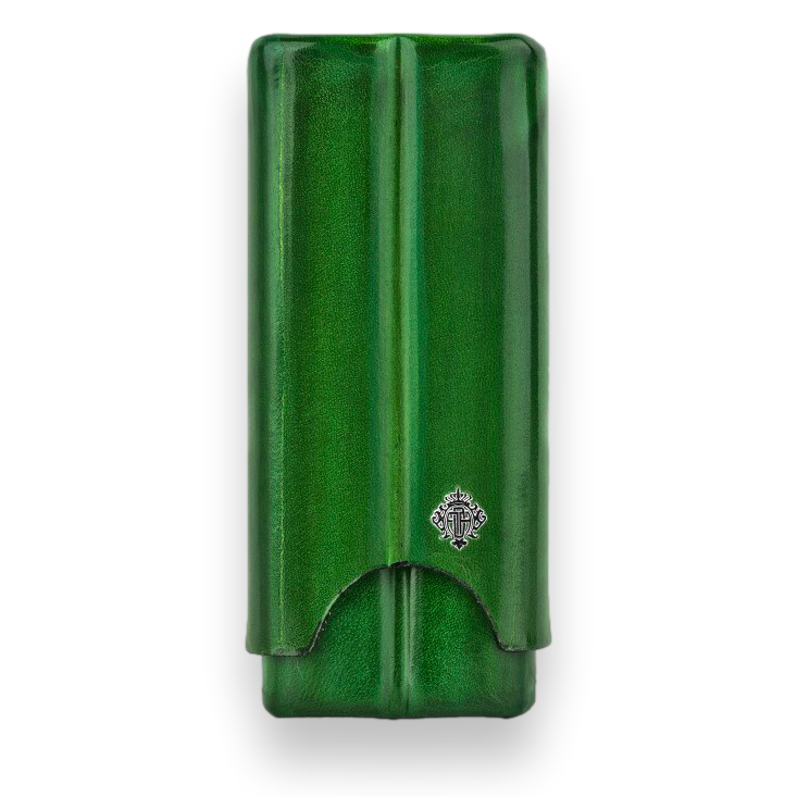 Artigiani Del Re Cuban Robusto Lounge Leather 2-Finger Cigar Cases
