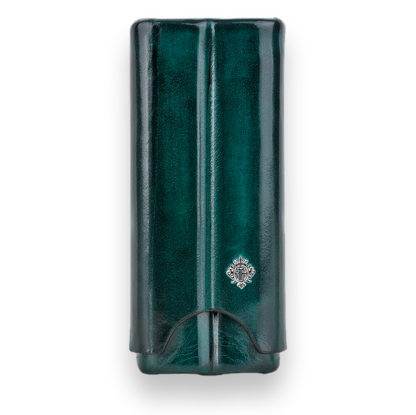 Artigiani Del Re Cuban Robusto Lounge Leather 2-Finger Cigar Cases