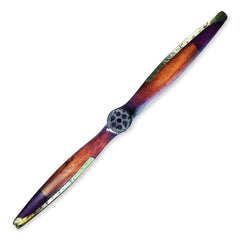 Vintage Flight Wooden Propeller Replica with Metal-Clad Edges