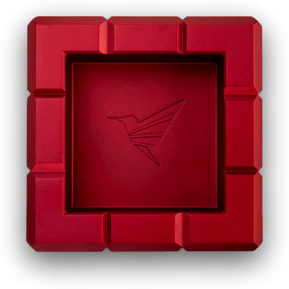 Colibri Heritage Cube 4-Cigar Ashtray - Main Image Red