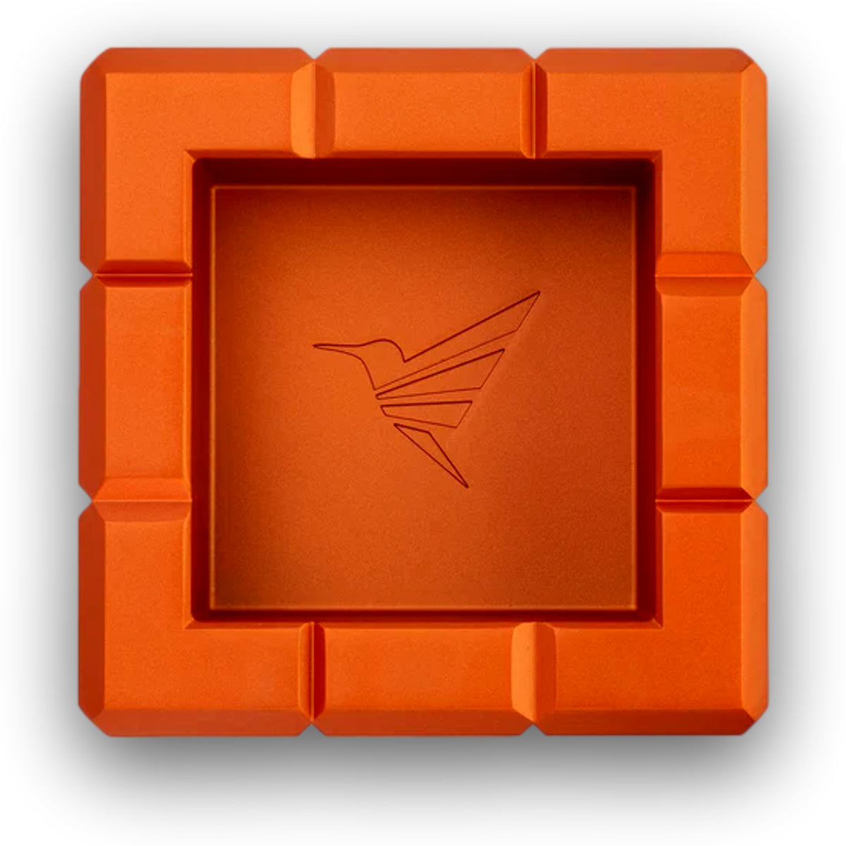 Colibri Heritage Cube 4-Cigar Ashtray - Main Image Orange