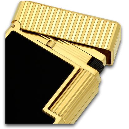 S.T. Dupont Line 1 Vertical Lines  Double Soft Flame Cigar Lighter - Igniter Button