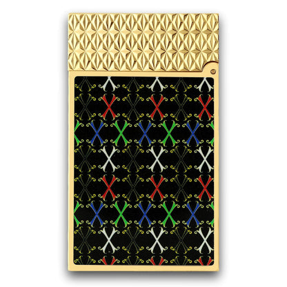 S.T. Dupont Line 2 Fuente OpusX Double Soft Flame Cigar Lighter - Back Facing