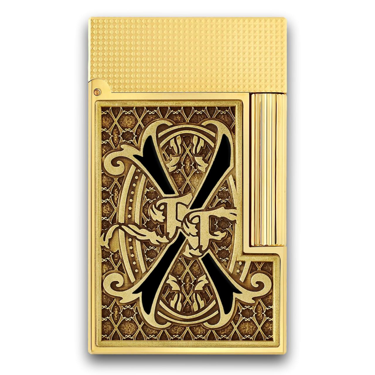 S.T. Dupont Line 2 Fuente OpusX Haute Creation Double Soft Flame Cigar Lighter - Front