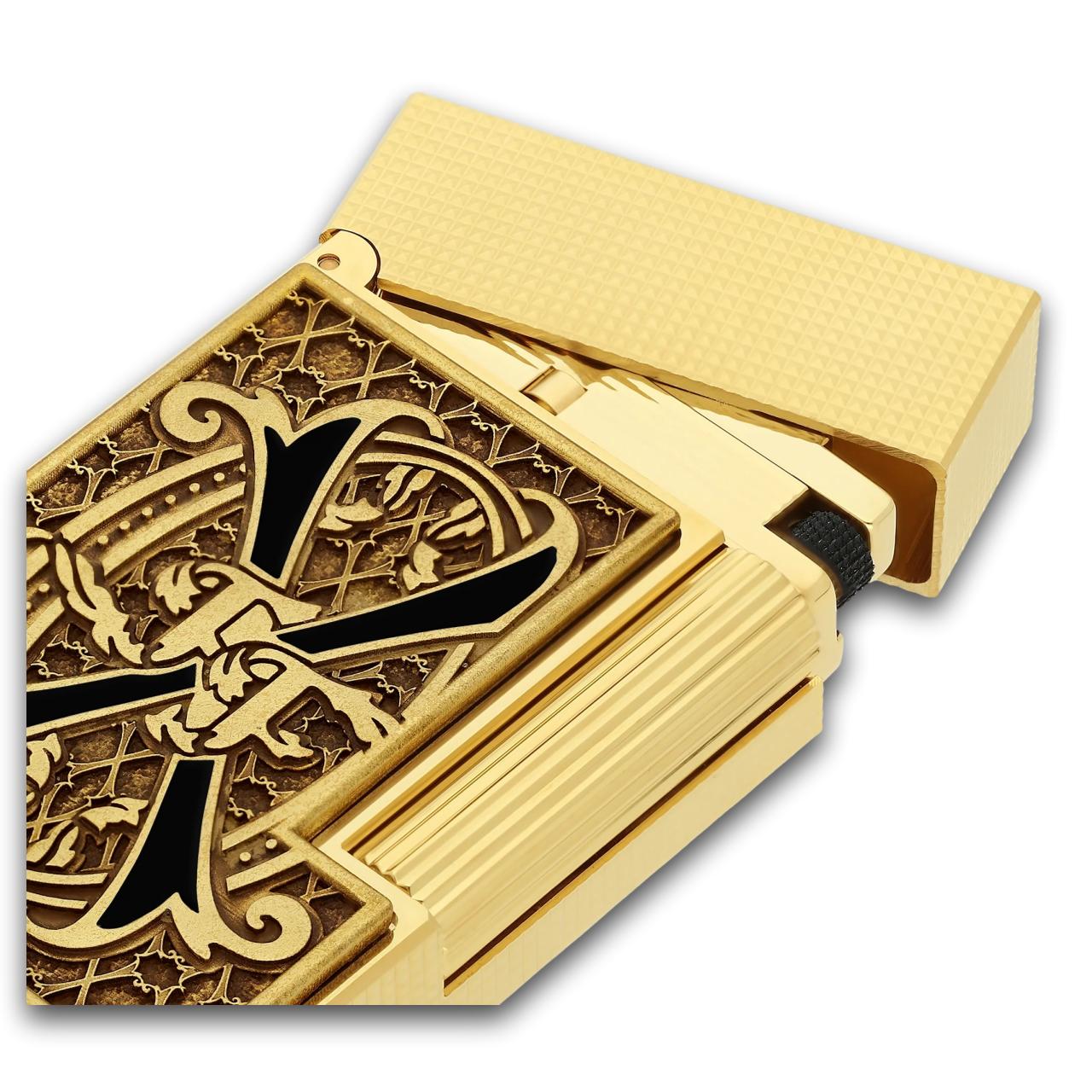 S.T. Dupont Line 2 Fuente OpusX Haute Creation Double Soft Flame Cigar Lighter - Igniter Button