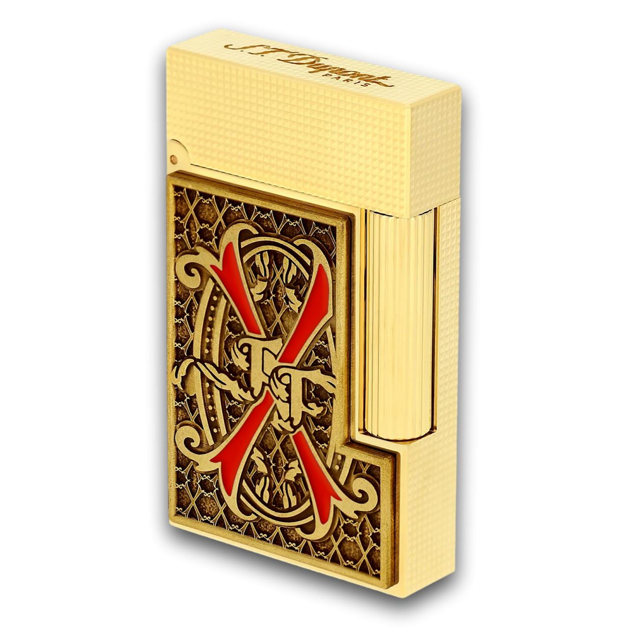 S.T. Dupont Line 2 Fuente OpusX Haute Creation Double Soft Flame Cigar Lighter - Red Main Image