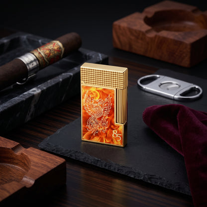S.T. Dupont Line 2 85th Anniversary Collection Perfect Ping  Double Soft Flame Cigar Lighter  - Lifestyle Image