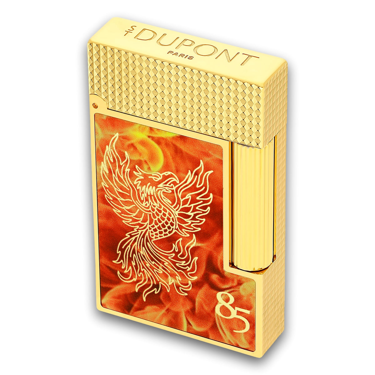 S.T. Dupont Line 2 85th Anniversary Collection Perfect Ping  Double Soft Flame Cigar Lighter  - Side View