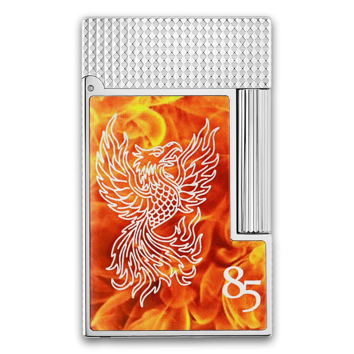 S.T. Dupont Line 2 85th Anniversary Collection Perfect Ping  Double Soft Flame Cigar Lighter  - Palladium Main Image