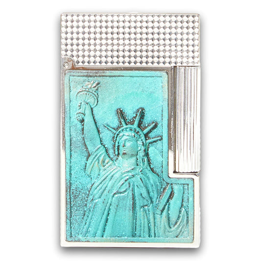S.T. Dupont Line 2 250th Anniversary Haute Creation Statue Of Liberty Perfect Ping Double Soft Flame Cigar Lighter - Main Image