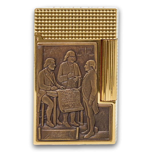 S.T. Dupont Line 2 250th Anniversary Haute Creation We The People  Perfect Ping Double Soft Flame Cigar Lighter  - Main Image
