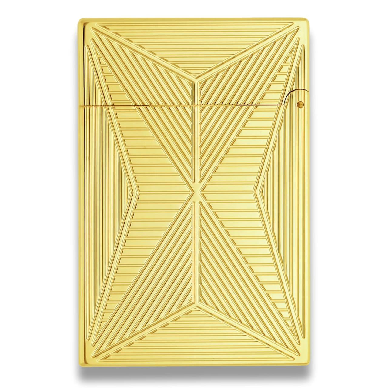 S.T. Dupont Fire X Line 2 Small Double Soft Flame Cigar Lighter - Golden - Back