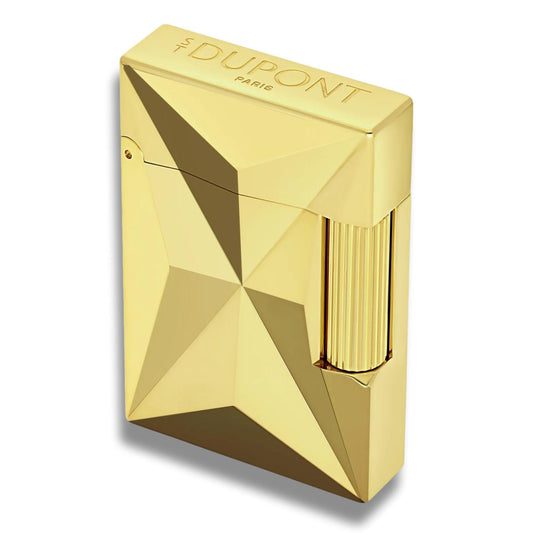 S.T. Dupont Fire X Line 2 Small Double Soft Flame Cigar Lighter - Golden - Main Image