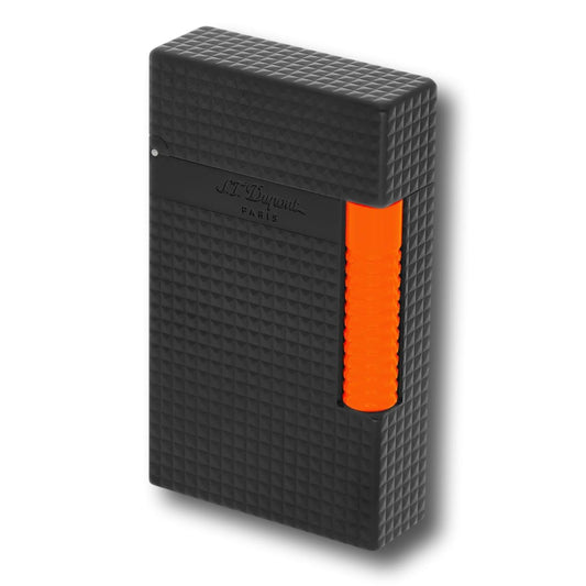 S.T. Dupont Fluo Le Grand Dual Soft and Torch Flame Cigar Lighter - Orange - Main Image - Left Facing
