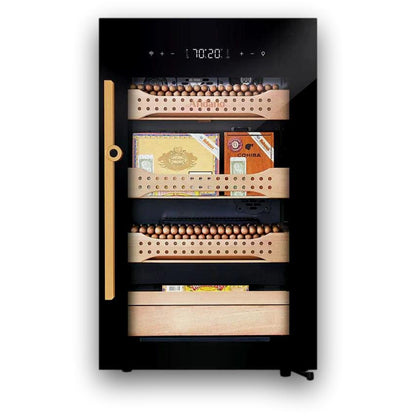 Afidano B2 Steel Series 850-Cigar Electric Humidor - Front SIde