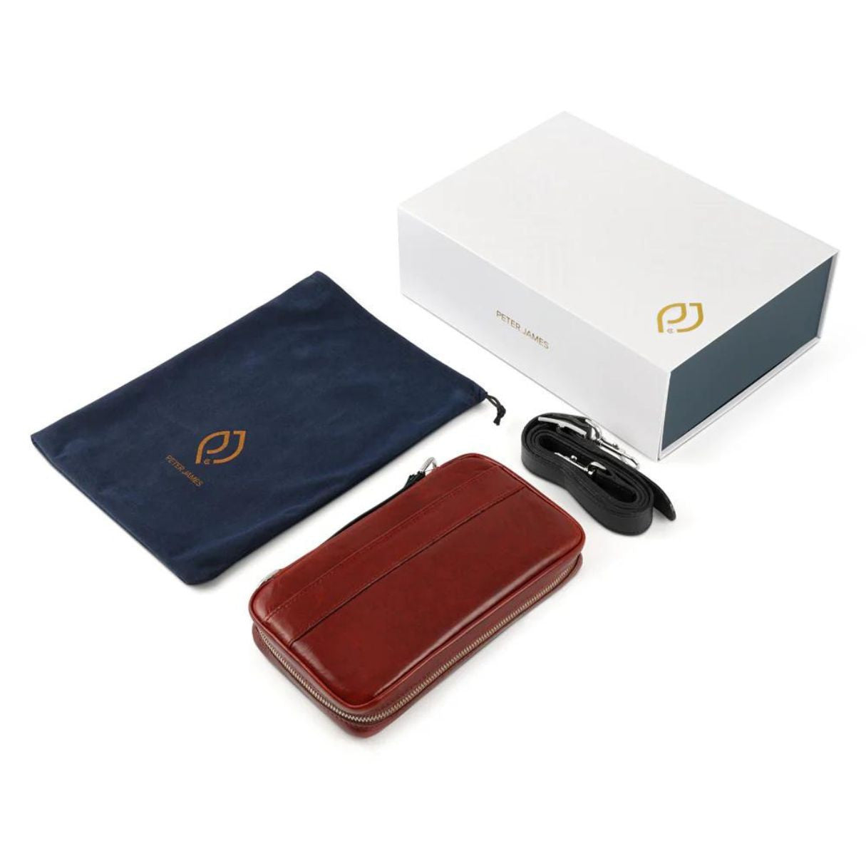 Peter James The Original Collection Leather 5-Finger Soft Cigar Cases – Northwoods Humidors