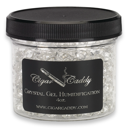 Cigar Caddy Crystal Gel Humidification System - 4oz - Exterior Front